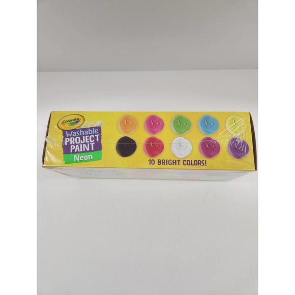 Crayola - Neon Washable Project Paint (1 10pk) - Picture 2 of 12
